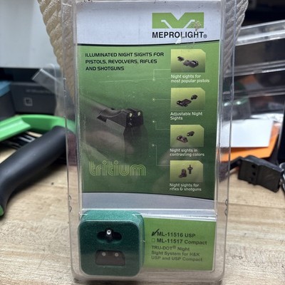 MeProLight Tru-Dot Sure Shot Tritium Sight Set for H&K USP & USP Compact (5)