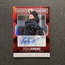2014 Elite Extra Edition ZECH LEMOND #77 Franchise Futures RC AUTO 342/699