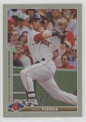 2022 Topps X Bobby Witt Jr Crown Collection 32/99 Dustin Pedroia #42 0x8e