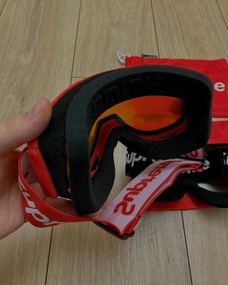 Supreme x Smith Red Goggles FW15 Ski Snowboard Off Road ATV - New