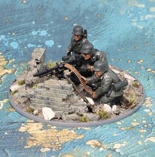 Painted WW2 German Veterans Infantry MMG Team Bolt Action 28mm Painted To Order