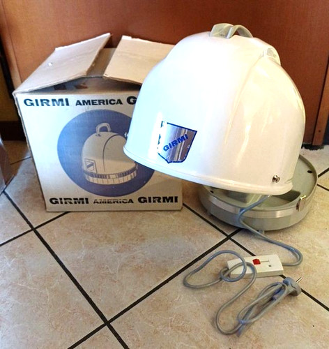 Girmi Helmet America Vintage Working Hairdresser with Box