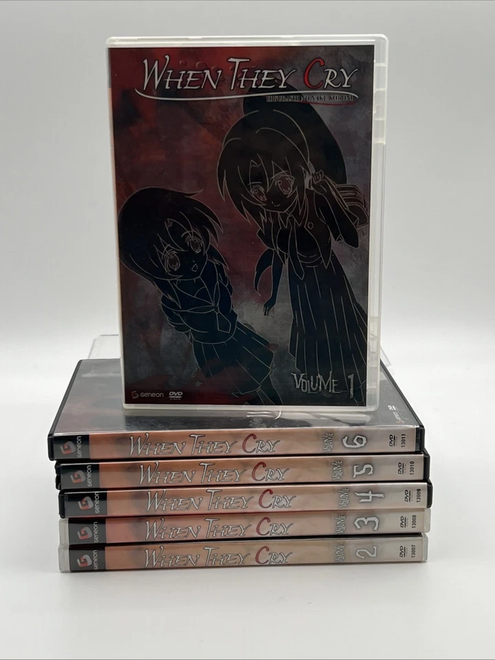 Higurashi: When They Cry DVD Set (Volumes 1-6) Geneon Anime - Image 2 of 4