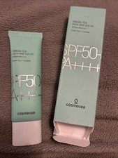 BNIB Sealed Cosmetea Green Tea Aqua Mint Sun Gel SPF 50 50ml Expired 2021 23.20 per litre