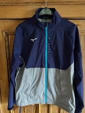 Golf Regenjacke Mizuno Wasserdicht 20 K Golf MIZUNO Blau Herren Gr. Large
