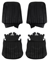 1968 Chevelle El Camino Bucket Seat Covers Black 68as10u