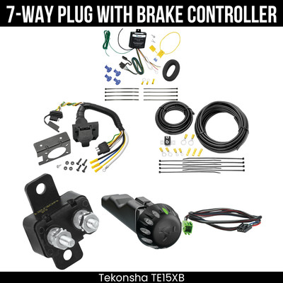 Tekonsha 7-Way Trailer Wiring Harness + Brake Control For 16-23 Mercedes Metris