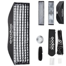 Softbox UL-30x120 11.8"x47.2" Strip Softbox, Quick-Release Umbrella Design Bo...