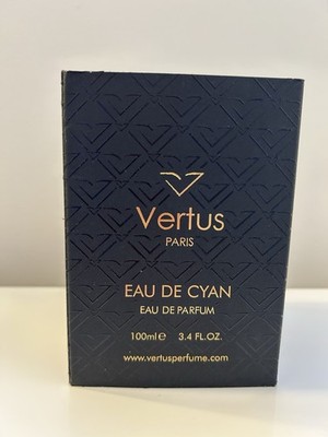 Vertus EAU DE CYAN 3.4 Oz Eau de Parfum Spray ~ Unisex