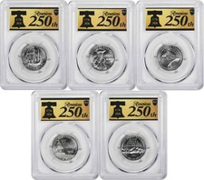 2026-P Semiquincentennial Quarter Set MS65 First Strike PCGS (Anniversary Label)