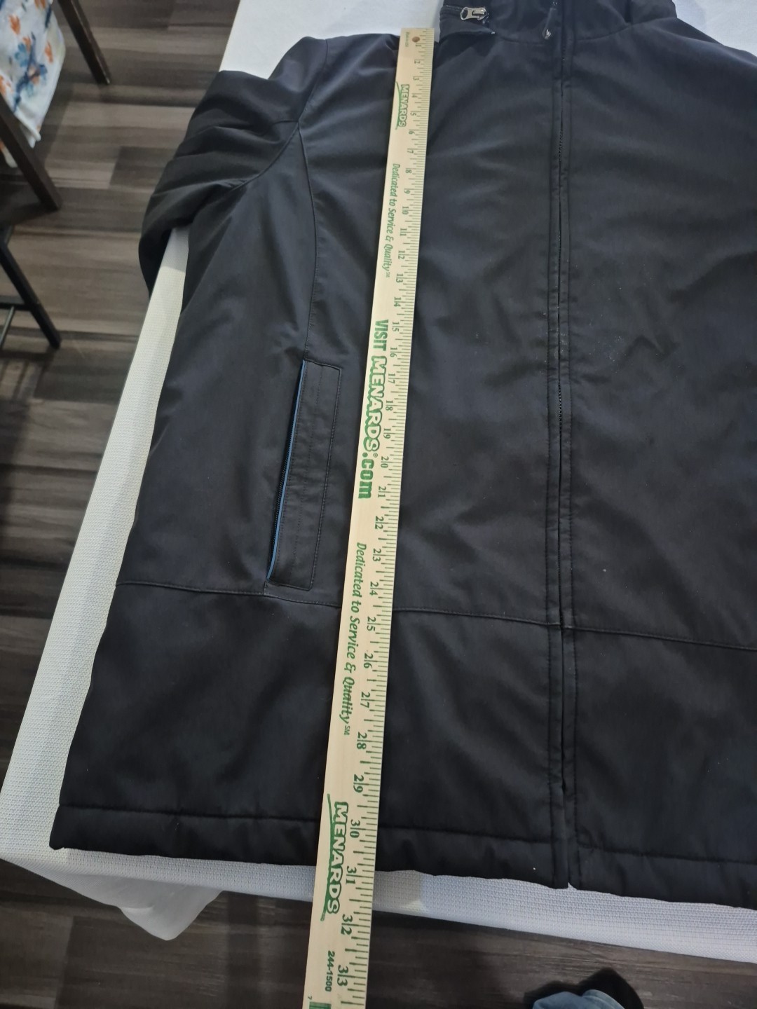 Weatherproof Black Polyester Softshell Double Zip… - image 9