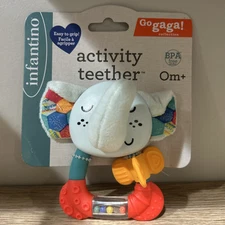 Infantino Multi-textured Elephant Activity Teether and Rattle