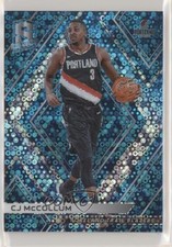 2017-18 Panini Spectra Neon Blue Prizm 50/99 CJ McCollum #71 fm0