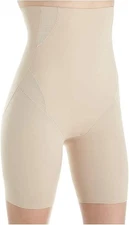 TC FINE INTIMATES COOL ON YOU HI-WAIST THIGH SLIMMER #4419, BEIGE, XL, NWT $68