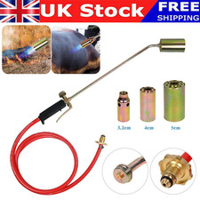Long Arm Torch Burner Propane Butane Gas Blow Roofers Brazing Set 3 Burner+Hose