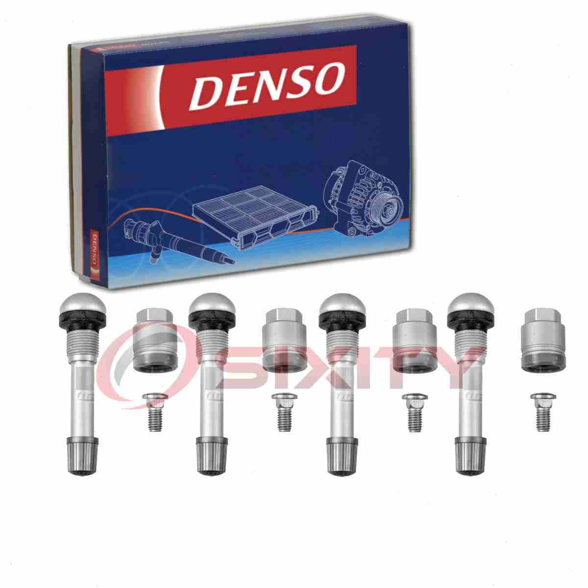 4 pc Denso TPMS Sensor Service Kits for 2010-2015 Ferrari 458 Italia Tire gl