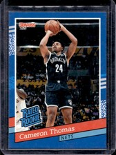 2021-22 Panini Instant Rated Retro Cameron Thomas RC #RR-26 Nets Rookie