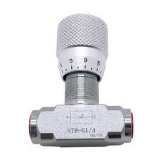 Two Way Hydraulic Flow Control Valve Adjustable Flow Rate Carbon Steel Body