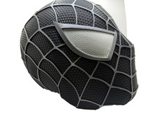 Black SpiderMan Mask Full XL Helmet 3D Printed Hard Shell Halloween Cosplay