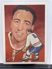 TOE BLAKE 1987 CARTOPHILIUM HOCKEY HALL OF FAME 87 NO 92 Montreal