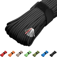Survival Paracord 550 Fire Paracord Survivor Cord Nlyon Rope 10 Strands US Milit