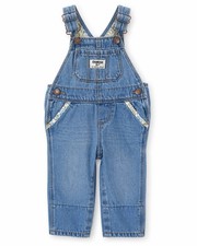 OshKosh B'gosh Blue Denim Overall Cotton Sleeveless Button One-Piece 6-9M