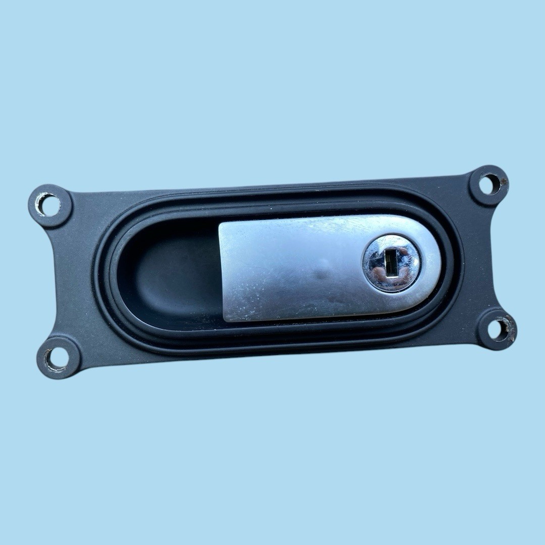 Front Left Exterior Door Handle White + Key OEM 03-12 Bentley Continental
