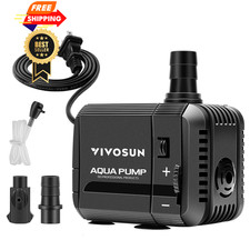 VIVOSUN 210GPH Submersible Pump 800L/H, 8W , Ultra Quiet Water Pump