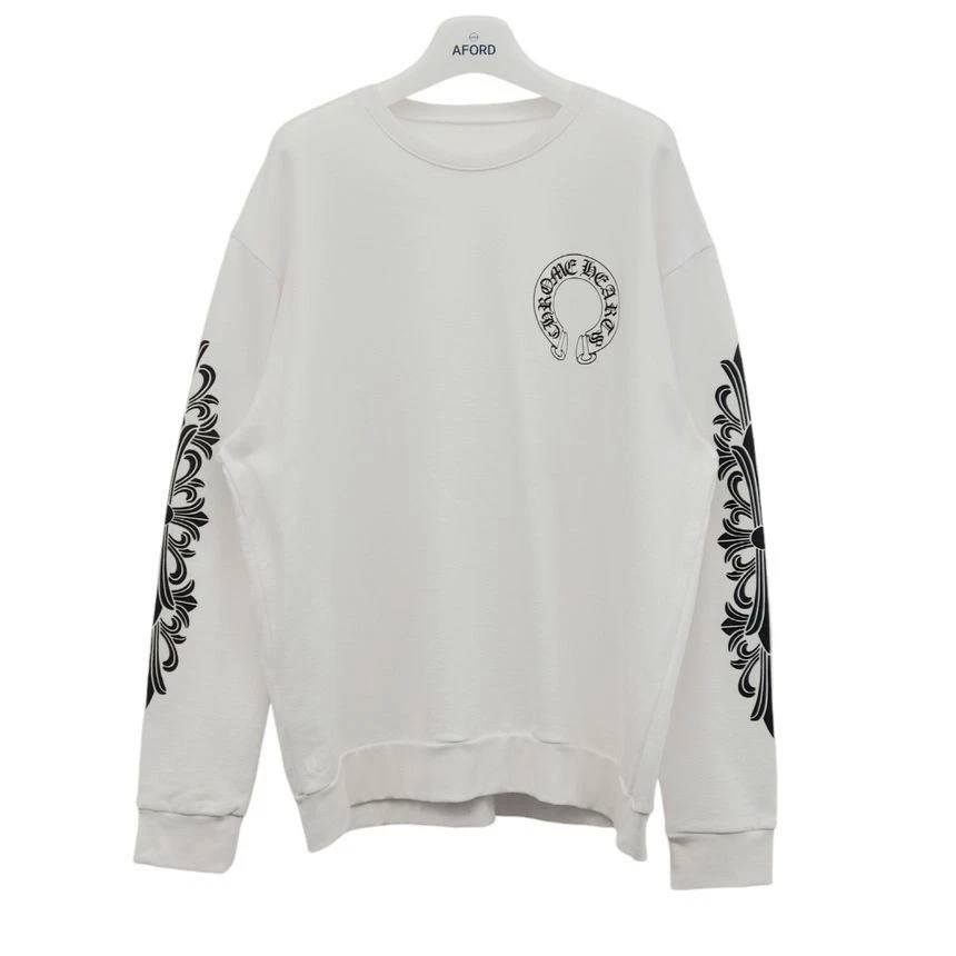 Felpa con zoccolo a ferro di cavallo Chrome Hearts [XL] HRA090623 111025996 mai usata