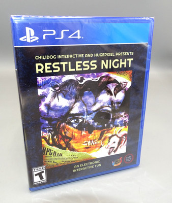 Restless Night - Factory Sealed - Playstation 4 **ONLY 1,000 MADE**
