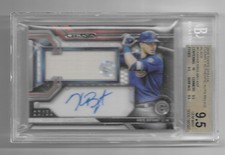2016 TOPPS STRATA CLEARLY AUTHENTIC AUTO RELICS (BLACK) KRIS BRYANT BGS 9.5 READ