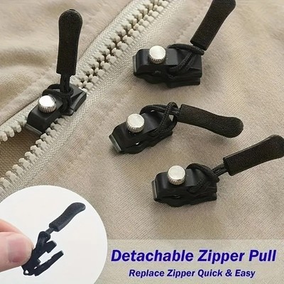 Quick Detachable Zipper Repair Kit Multi-Size for Clothing Luggage Backpacks