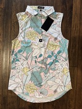 NEW Women’s Bad Birdie Medium Sleeveless Golf Polo The Gardens