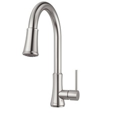 Pfirst Series Kitchen Faucet with Pull-Down Sprayer, Single Handle, High Arc