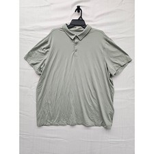 All in Motion Mens XXL Sage Green Short Sleeve Performance Polo Shirt F16964746