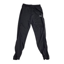 Puma Tracksuit Bottoms Black Skinny Men's L W34 L32 FF970