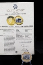 1 Crown - Elizabeth II Road to Victory - Operation Torch