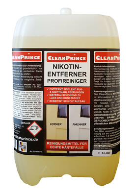 Nikotinentferner Ruß Nikotin Reiniger Gilb Entferner 5 Liter Reinigungsmittel