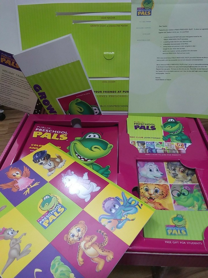 Publix Preschool Pals Teachers Activity Book Set | eBay
