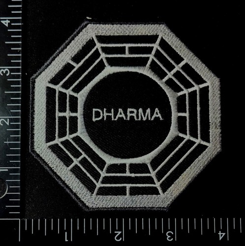 LOST Dharma Initiative TV SHOW IRON OR SEW EMBROIDERY QUALITY PATCH FAST Ship. - 第 1/3 張圖片