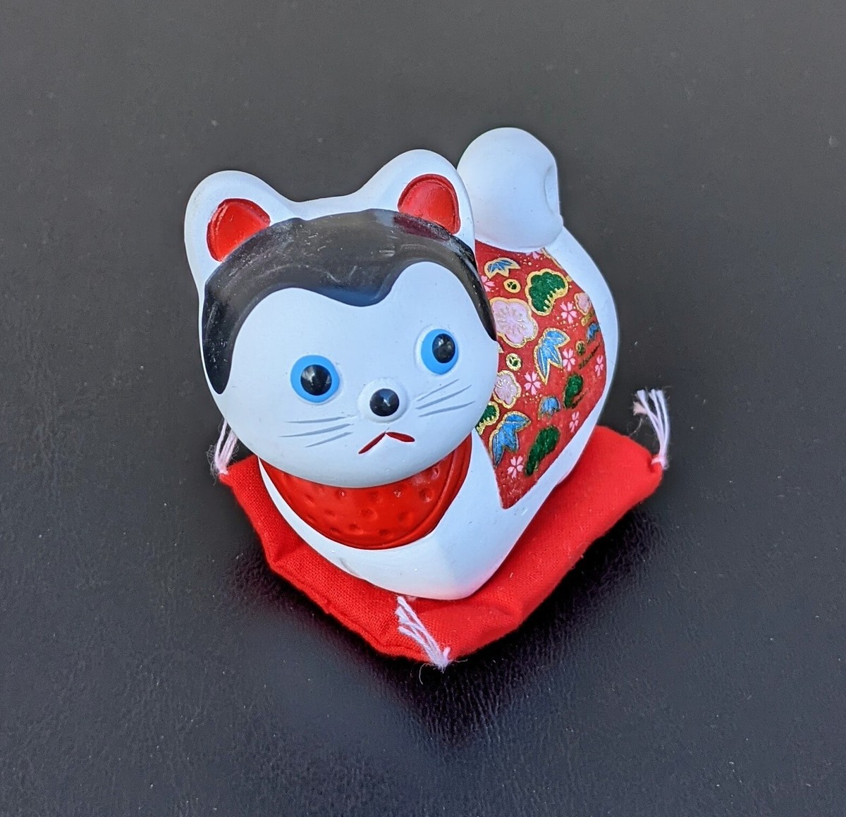 Japanese Clay Dog on Cushion Inu Hariko Vintage Folk | eBay