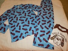 NWOT Gymboree Boys 8 FIRE TRUCK Pajama Set and Extra Pajama Top New