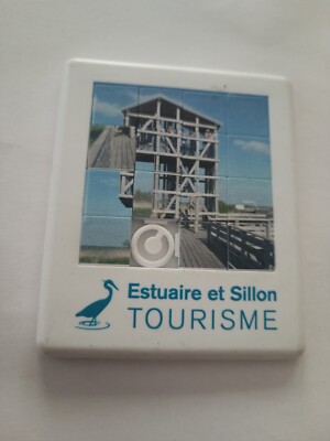 Alte Taquin Push Push Puzzle Werbung MÜNDUNG und SESSEL Tourismus