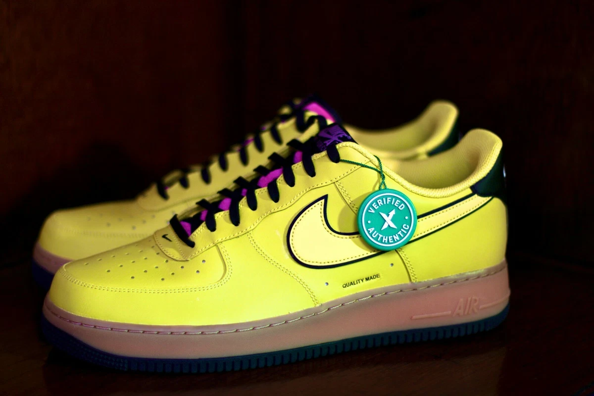 Nike Air Force 1 LV8 No2 Gum Yellow CZ7939-700 Men's Size 13 Excellent  Condition