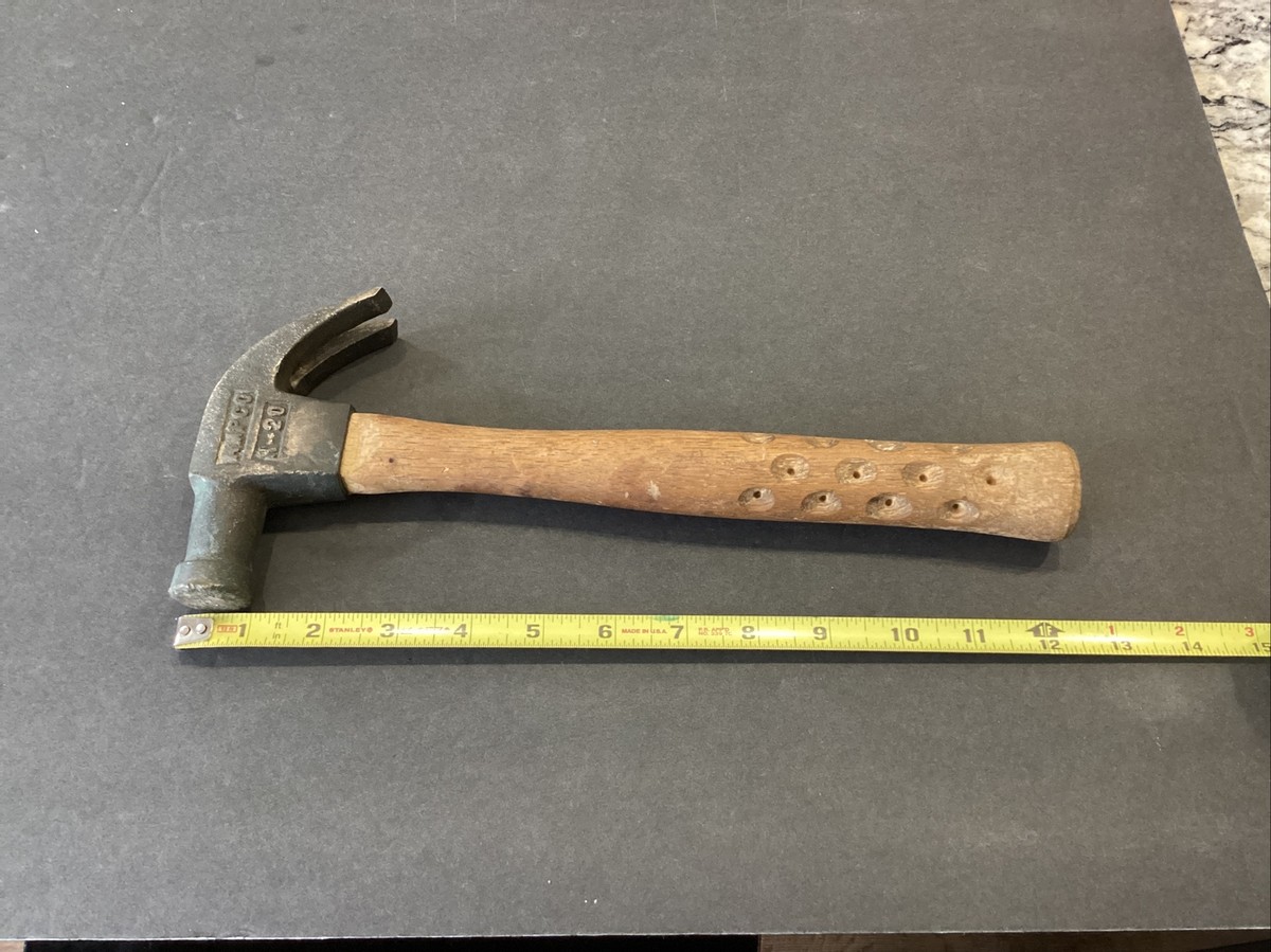 Vintage AMPCO Non Magnetic Non Sparking H-20 Brass Claw Hammer