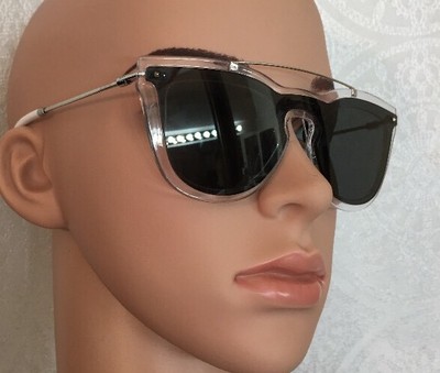 Valentino Sunglasses Transparent Trim Silver With White  display picture 2