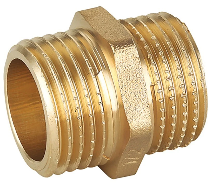 Nipples nipplo ottone giallo 1/2" - 3/4" - 1" - 1"1/4 - 1"1/2 - 2"