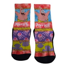 Nickelodeon SpongeBob Rock Em Socks Patrick Jellyfish Showtime Youth SZ 2-5.5