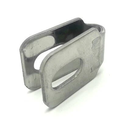 Morsetto elemento fissaggio tappetino recinzione doppia asta supporto fissaggio 20x