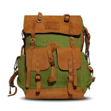 Camping BackPack, 40L Bushcraft Backpack ,pure Leather Handmade Best Camper Gift